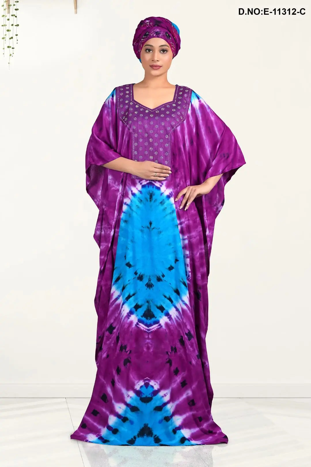 Gorgeous Beachwear Ladies Multicolor Farasa Kaftan