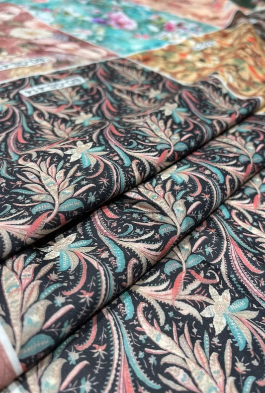 Fashion Forward Digital Printed Snow Cotton Fabric