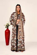 Floral Chiffon Shrug Full Length Open Front Women Modest Wear