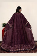 Floral Muslin Poly Open Abaya Shrug Elegant Modest Wear