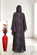 Geometric Weightless Flow Shrug Contemporary Modest Abaya Layer