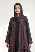 Geometric Weightless Flow Shrug Contemporary Modest Abaya Layer