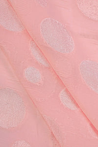 Pink Brasso Jacquard Georgeous Fabric