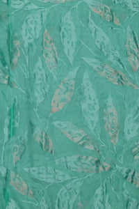 Glamorous Brasso Fabric with Foil Work