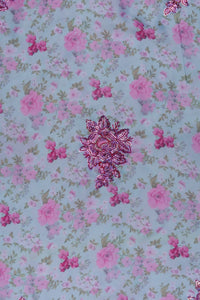 Glamorous Swarovski Intricate Beaded Lace Fabric