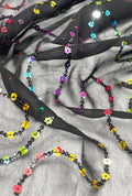 Glorious Georgette Fabric With Multi Sequence Embroidery Work