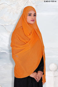 Gold Designer Dupatta With Diamond Stone Work