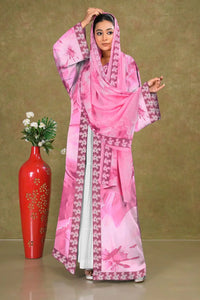 Graceful Floral Printed Shrug with Elegant Drape GAJIWALA EXPORT