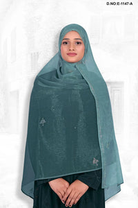 Gray Designer Soft Stonework Dupatta For Women