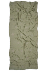 Gray Diamond work Designer Stole For Abaya