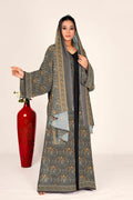 Full Length Chiffon Floral Shrug for Women Open Front Modest Wear