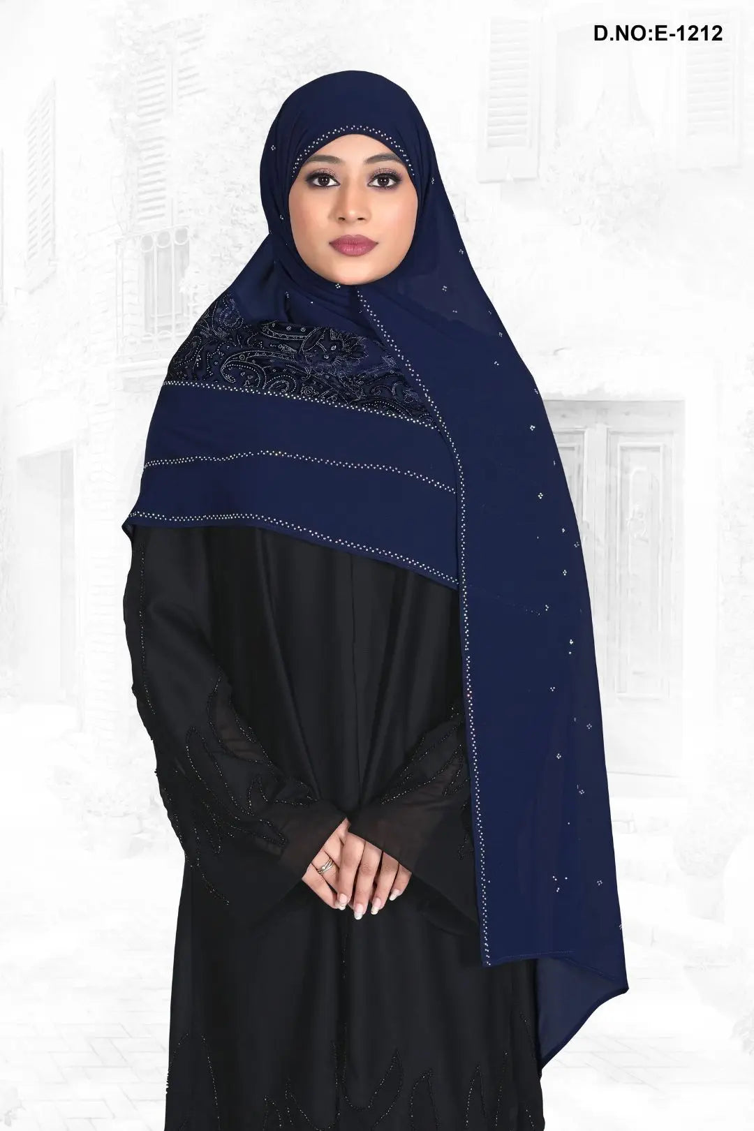 Rhinestone Muslim Hijab Cap Light weight Hijab