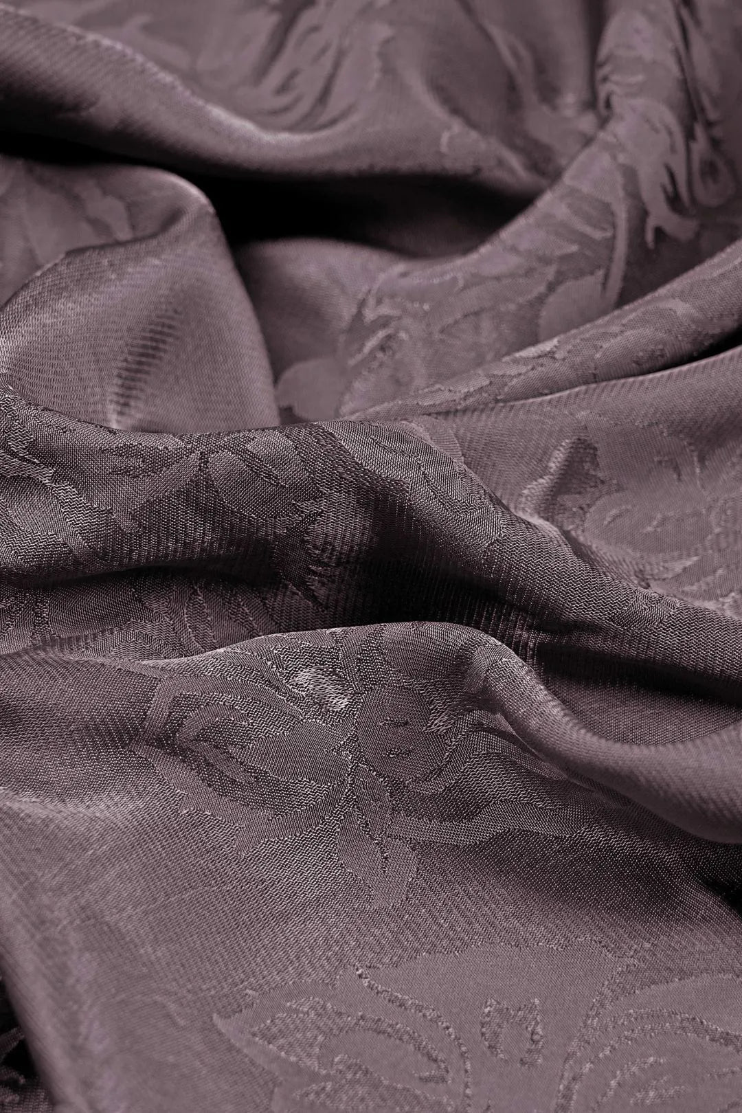 Coffee Satin Jacquard Beg Fabric