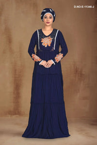 Designer Layered Long Kaftan Dress For Women