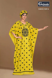 Women's Floral Print Maxi Kaftan Farasa