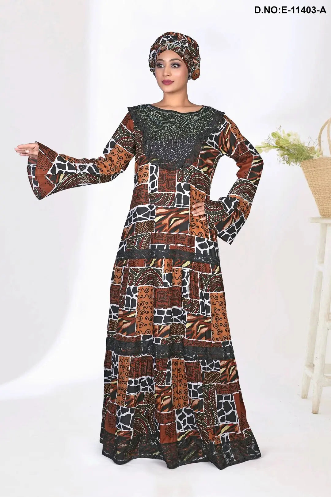 Ultra Soft Classic Maxi Kaftan Dress For Women