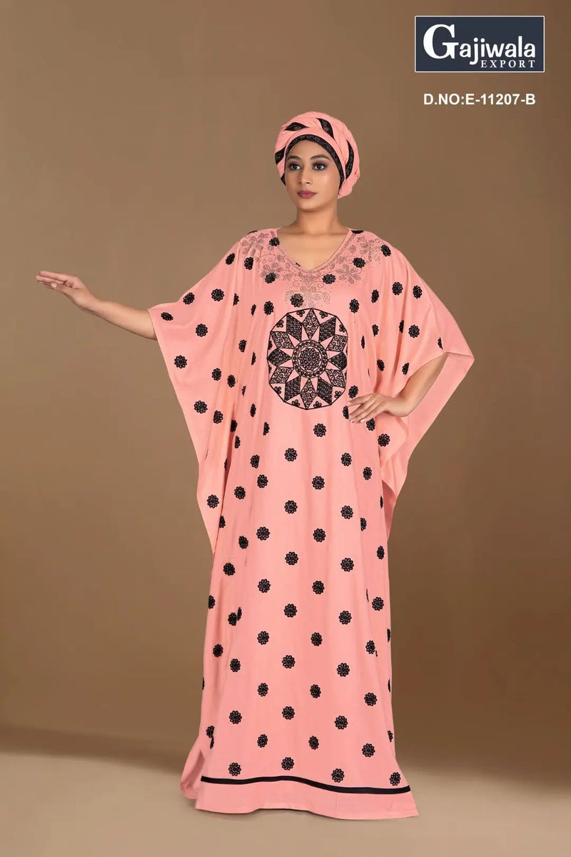 Women's Floral Print Maxi Kaftan Farasa