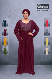 Luxury Tradition Diamond Work Kaftan Dress Designs