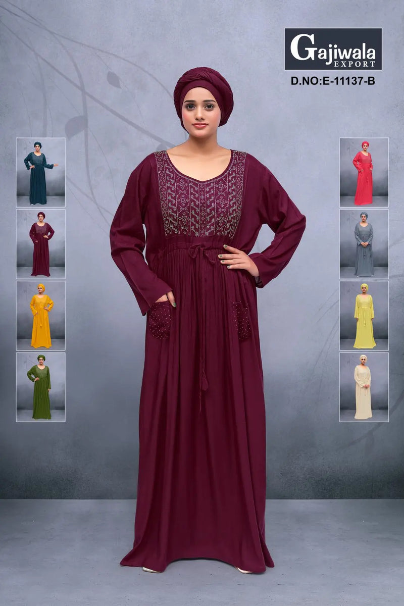 Luxury Tradition Diamond Work Kaftan Dress Designs