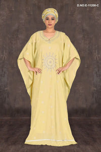 Fancy Embroidered Kaftan For Girls