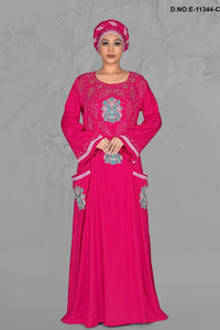 Hand Embroidered Gorgeous Kaftan in Light Weight