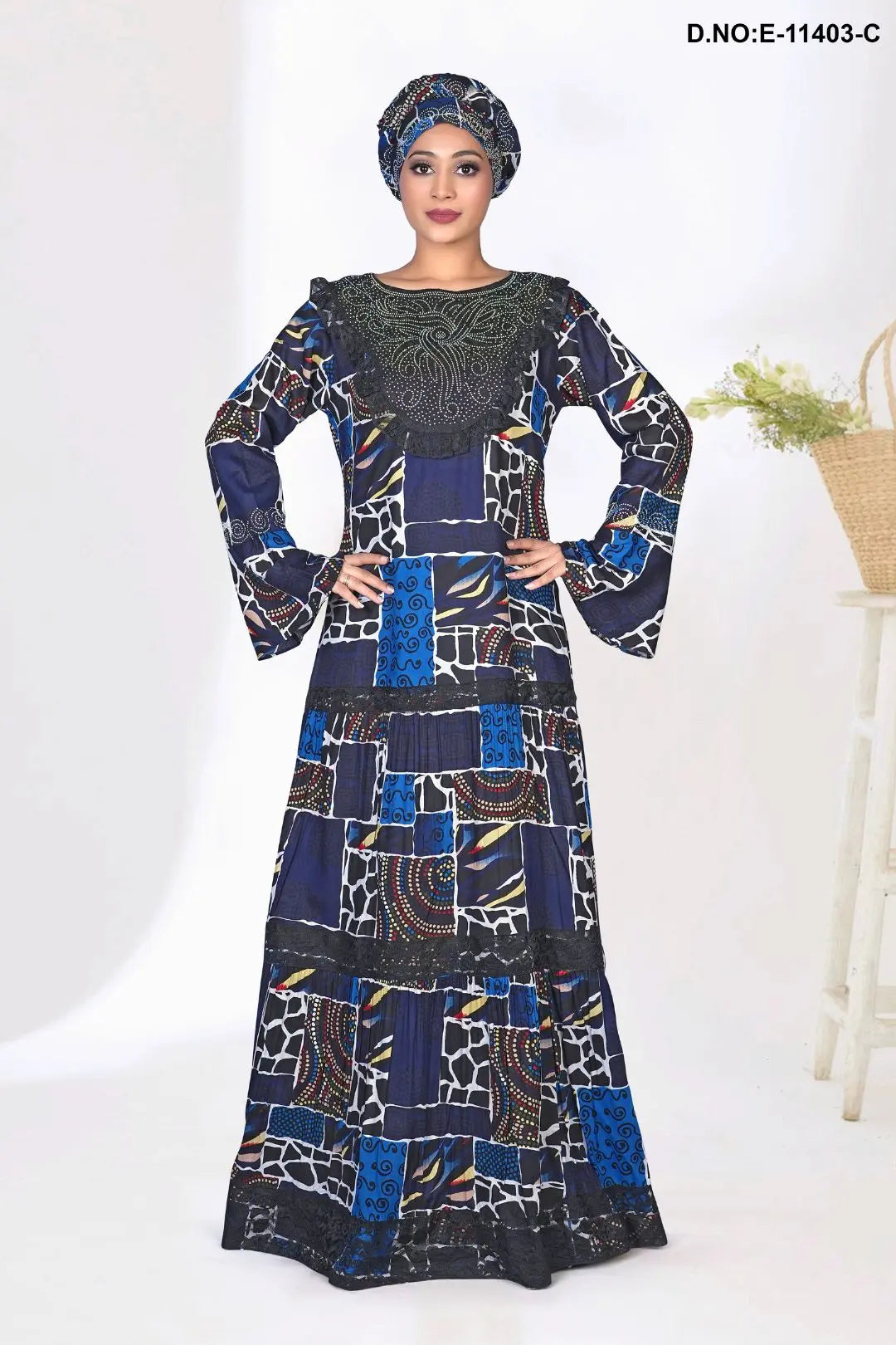 Ultra Soft Classic Maxi Kaftan Dress For Women