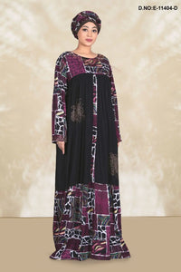 Floral Printed Maxi Kaftan Dress Ethnic Fashion