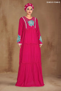 Designer Layered Long Kaftan Dress For Women