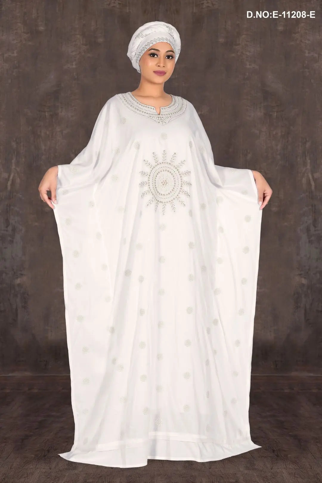 Fancy Embroidered Kaftan For Girls