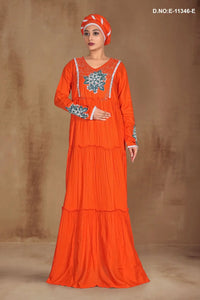Designer Layered Long Kaftan Dress For Women