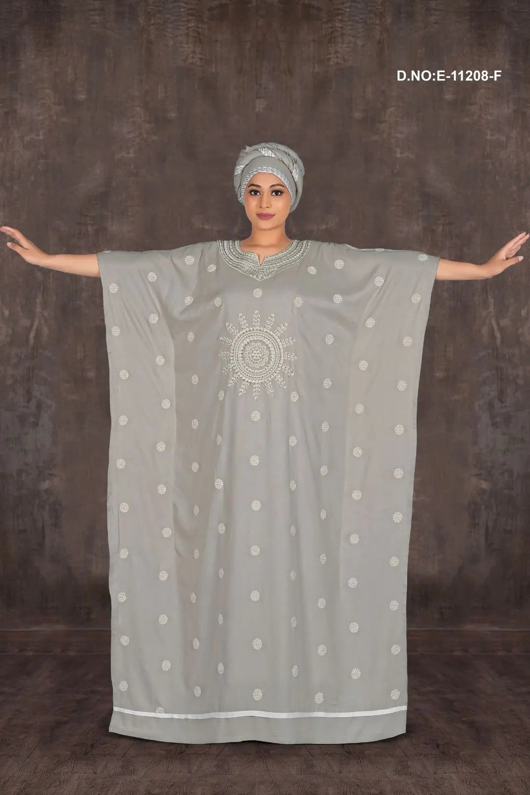 Fancy Embroidered Kaftan For Girls