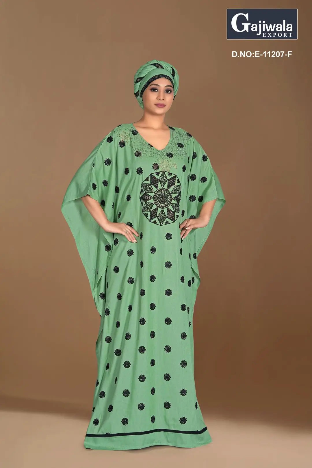 Women's Floral Print Maxi Kaftan Farasa