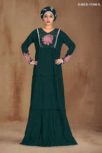 Designer Layered Long Kaftan Dress For Women