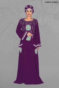 Hand Embroidered Gorgeous Kaftan in Light Weight