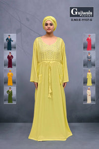 Luxury Tradition Diamond Work Kaftan Dress Designs