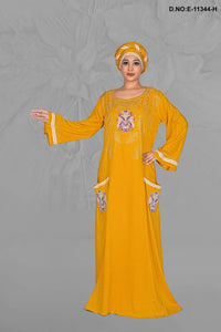Hand Embroidered Gorgeous Kaftan in Light Weight