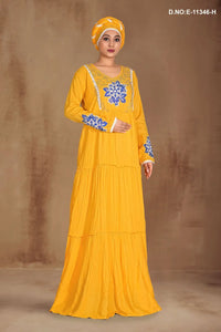 Designer Layered Long Kaftan Dress For Women