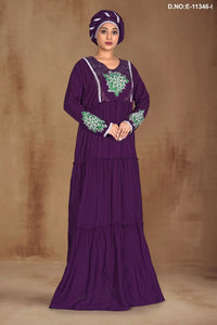 Designer Layered Long Kaftan Dress For Women