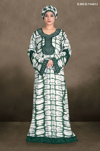 Women's Casual Designer Long Sleeve Printed Loose Kaftan