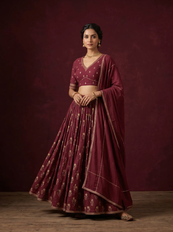 Cotton Lehenga