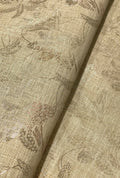 Linen Dyed With Multi Foil Glamorous Shimmering Apparel Fabric