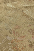 Linen Dyed With Multi Foil Glamorous Shimmering Apparel Fabric