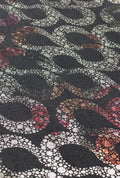 Linen Dyed With Multi Foil Majestic Festive Boutique Fabric