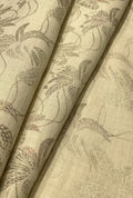 Linen Dyed With Multi Foil Shimmering Boutique Fabric Yardage