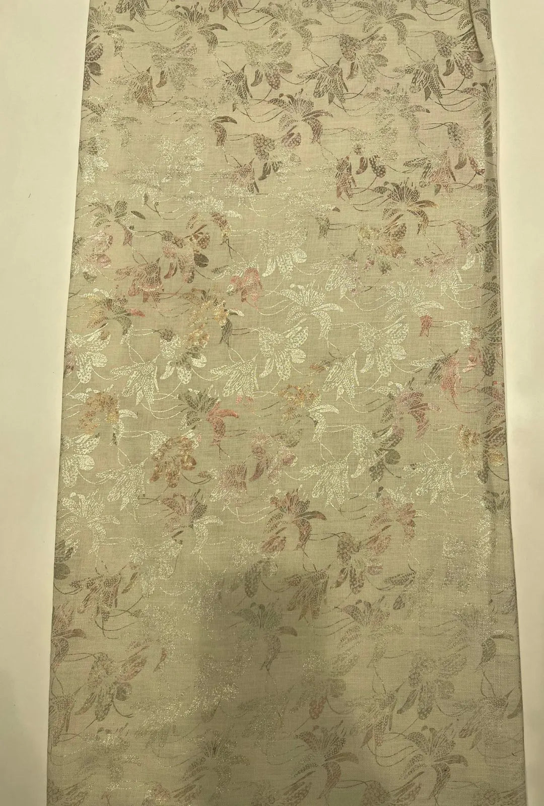 Linen Dyed With Multi Foil Shimmering Boutique Fabric Yardage