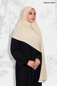 Luxurious Cream Diamond Work Dupatta for Womens