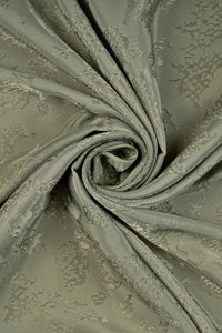 Mehendi Satin Jacquard Fabric Luxurious & Elegant Textile for Fashion