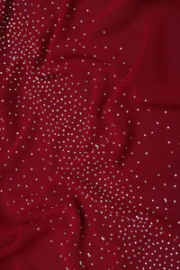 Luxurious Feather-Trimmed Fancy Stole