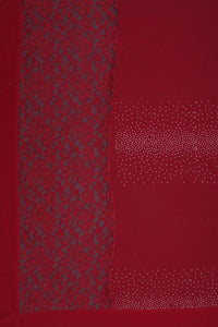 Luxurious Feather-Trimmed Fancy Stole