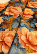 Luxury Digital Printed Snow Cotton Fabric for Designer Clothing